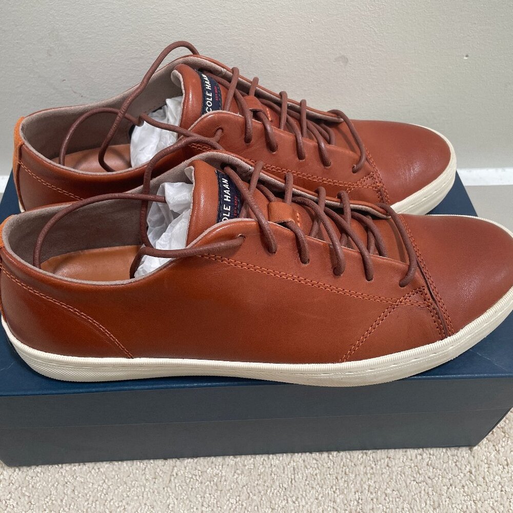 Cole Haan Trafton LX Cap Leather Sneaker - Size 9